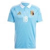 Camiseta de fútbol Bélgica Mangala 18 Segunda Equipación Euro 2024 - Hombre